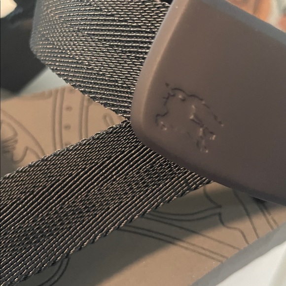 Burberry Navy and Black Strap Sandals - Picture 7 of 8